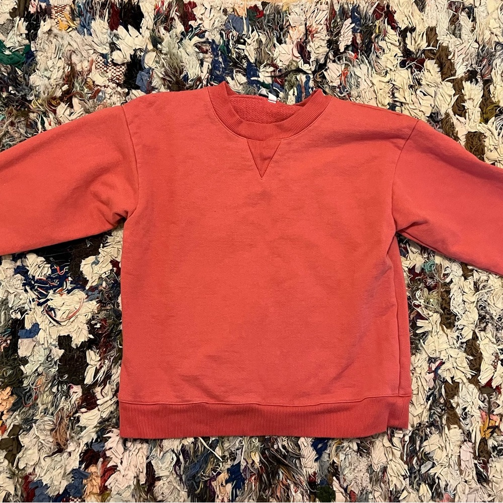 Ilana Kohn Coral Crewneck Sweatshirt XS Worn Twice